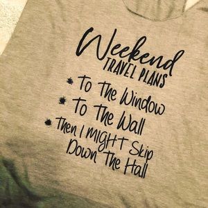Next Level weekend plans Tank top